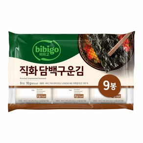 CJ 비비고 직화담백구운김, 1개, 18g