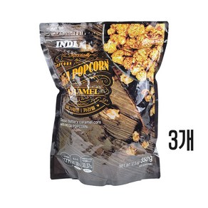 인디 메가팝콘 카라멜팝콘, 350g, 3개