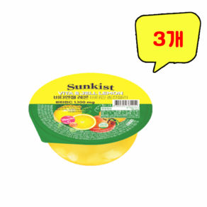 썬키스트 비타엔젤 레몬 푸딩젤리, 185g, 3개