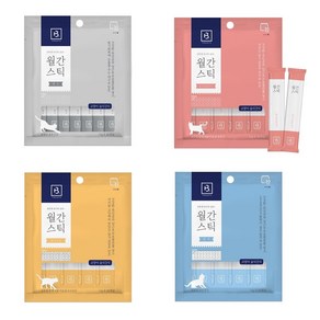 월간스틱 하루 1포 짜먹는 츄르 고양이간식 대용량 60개+소세지 5p, 11g, 1개