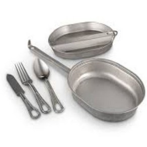 Mess Kit [ WYOTT ] 미군메스킷 반합 미군식기 군용반합 야전식기 반합셋트, 1세트, 미군 반합셋트