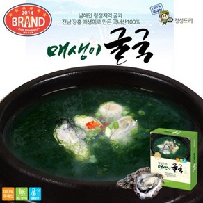 [정성드리] 매생이 굴국, 350g, 5개