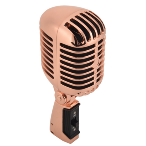 전문 유선 빈티지 클래식 마이크 라이브 공연 가라오케용 다이나믹 보컬 마이크 마이크(), [01] Rose Gold, 로즈 골드