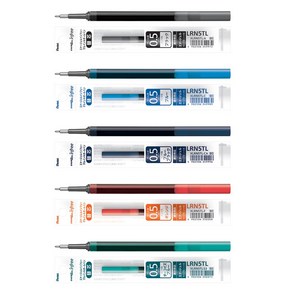 Pentel 펜텔 에너겔 인프리 리필심 0.5 (LRN5TL) / 0.7 (LR7TL), 리필-0.5mm(터쿼이즈블루)