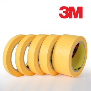 3M 244 고열 마스킹테이프 오렌지 50미터, 15mm, 1개