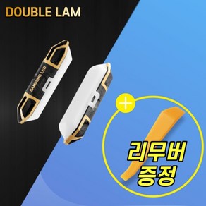 더블램 자동차 LED 실내등 차량용 전구 번호판등 풋등 T10 31mm 36mm, 31mm 2개입, 1세트