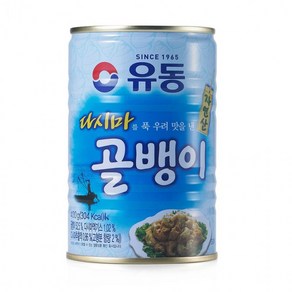 유동 자연산 골뱅이 통조림, 400g, 2개