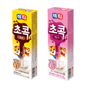 제티 초콕 딸기 초코 세트 (딸기맛 10개입 + 초코맛 10개입), 3.6g, 2개