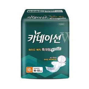 카네이션 와이드매직 기저귀 특대형 10팩, 10매입, 10개