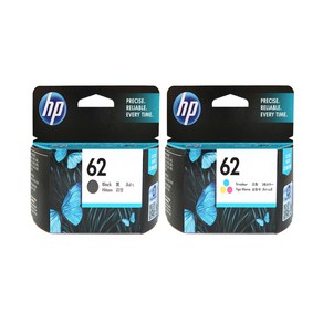 정품잉크 HP62 C2P04AA+C2P06AA/세트/HP7640/HP5740/K, 1개