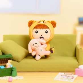 카카오 마루는강쥐 에디션 마루 키링 인형 키홀더 백참 10cm
