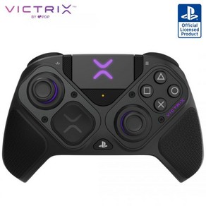 PDP 플레이스테이션 5 / PS5 PS4 PC용 Victix Po BFG 무선 게이밍, Black, 1개