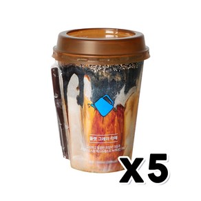 미루꾸 플랫그레이라떼 컵커피 250ml x 5개