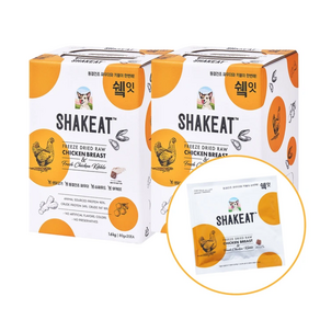 SHAKEAT 독 건식사료 파우치 닭가슴살 80g x 15 x 2, 2개