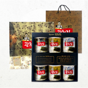 광천김 3대째 달인 캔김 혼합 선물세트 12호, 1세트