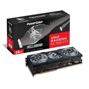 PoweColo 라데온 RX 7900 XTX Hellhound D6 24GB 대원씨티에스 그래픽카드, 선택없음