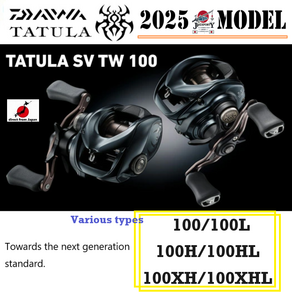 Daiwa 25 TATULA SV TW 문신 100/100L/100H/100HL/100XH/100XHL 다양한 종류 일본 직수입 해외낚시 미끼 스피닝릴 보트 쇼어 지깅 캐스트, 100XHL