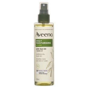 호주 아비노 Aveeno 데일리 모이스처라이징 오트밀 비타민E 바디 오일 미스트, 1개, 200ml