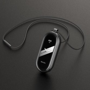 샤오미 8 NFC 팔찌 미 스트랩 목걸이 워치 넥 장식 펜던트 액세서리, 1) Black  Fo Mi Band 8