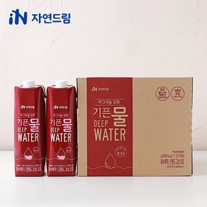 자연드림 자연드림 마그네슘강화 기픈물 1000ml x (멸균종이팩생수/심층수), 1L, 12개