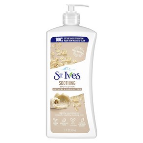 세인트이브스 수딩 오트밀 앤 시어버터 바디 케어 로션 621ml St. Ives Body Lotion Oatmeal and Shea Butter