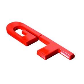 자동차엠블럼 GT (무광) (9.5cmX2.1cm), GT무광(엠블럼5), 1개