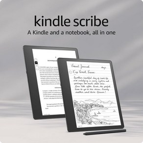 Amazon Kindle Scibe 16GB 최초의 및 디지털 노트북 10.2인치 300ppi 용지 화이트 디스플레이 베이직, Basic Pen, 16 GB, Without Kindle Unlimited, 1개