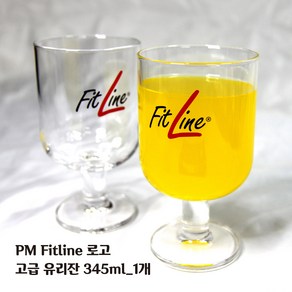 주문제작상품_(선물용)PM Fitline 로고 고급 유리잔 345ml_1개, 1개