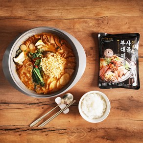 선비찬 사골부대찌개 7봉세트 + 사리면증정, 600g, 7개, 7개