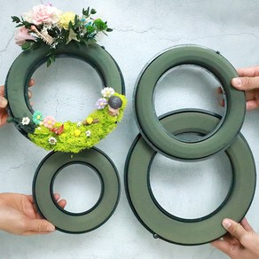 링 오아시스 플로랄폼 리스 만들기 diy 재료 15cm 20cm 24cm 낱개판매