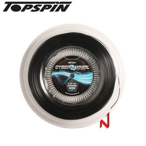 탑스핀 테니스스트링 사이버 훨 1.24mm 220M, 단품, 1개