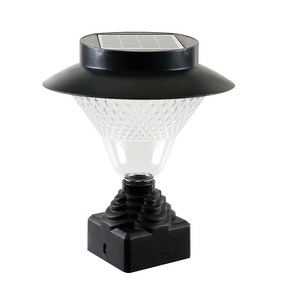 MIERU 태양광 휀스 등 75mm 32LED 난간 야외 데크 문주 솔라, 화이트