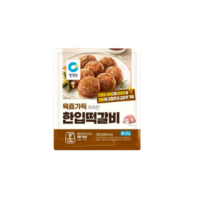 NEW 청정원 한입떡갈비 340g x 3개, 4개