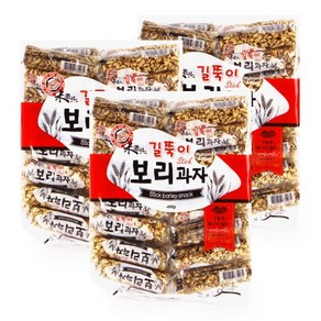 엉클팝 길쭉이 보리과자 400g X 3개 인기스낵 강정