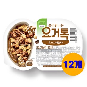 풀무원 요거톡 초코그래놀라 129g X 12