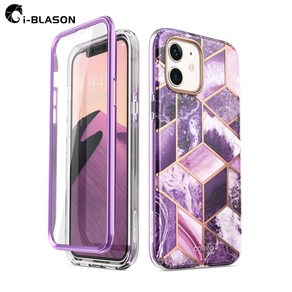 iBlason 아이폰12미니 풀커버 케이스 iPhone 12 Mini 보호커버 내장형 보호필름 5.4인치