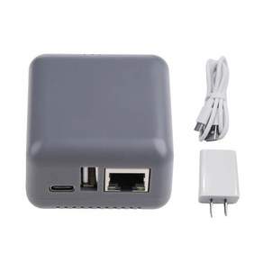 NP330 네트워크 USB 2.0 프린트 서버 USB2.0 미니 프린터 서버 100Mbps RJ45 LAN, [01] White, 01 GY, 1개