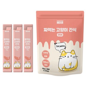 헤이츄 짜먹는 고양이간식 대용량, 연어, 1350g, 1개