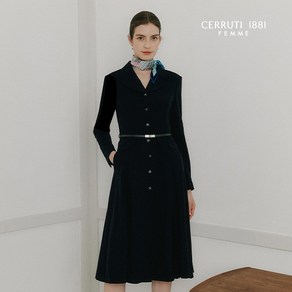 [CERRUTI1881] 세루티 24SS 싱글버튼 플레어 원피스 1종