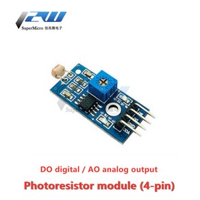 광저항 센서 모듈 광 감지 제어 스위치 센서 4
