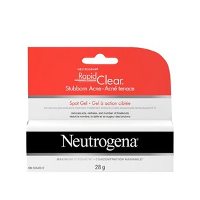 (캐나다 직송) 뉴트로지나 래피드 클리어 완고한 스팟 트리트먼트 피부 관리 28g Neutrogena Rapid Clear Stubborn Spot Treatment Gel