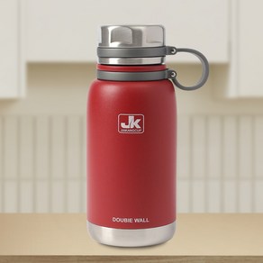 THE PI 사밀사 이중스텐 보온병 800ML 레드 넉넉한 보온병, 1개