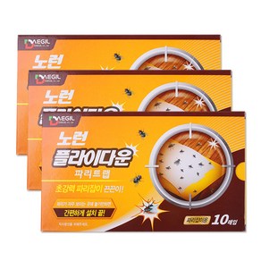해호 후리다운 노런 플라이다운 파리끈끈이 트랩 30매입