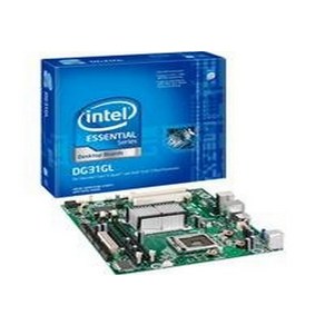 Intel DG31GL 에센셜 시리즈 G31 데스크탑 보드 uATX DDR2 800 그래픽 1066MHz FSB LGA775 소매 마더보드 459907, 1개