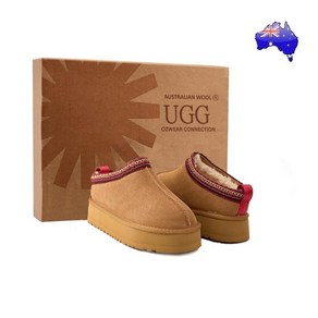 Austalian UGG OZWEAR 어그 털슬리퍼 타즈 겨울 양털 실내화 체스트넛 어그슬리퍼 1122553-CHE