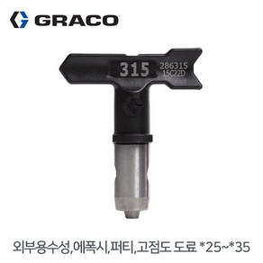 그레이코 에어리스 공용팁 외부용수성 에폭시 퍼티 고점도 도료 X25~X35, 425 (200mm 패턴폭), 1개