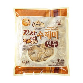 [160-1] 아하 감자고기수제비 만두_1.2kg, 1개, 1.2kg