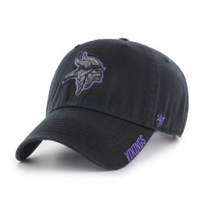 [47BRAND] MINNESOTA VIKINGS BLACK HUDDLE 클린업 언스트럭