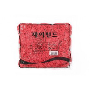 하나제이 고급칼라밴드 340g 60 x 1.3 mm 제이밴드, 1개, 핫핑크