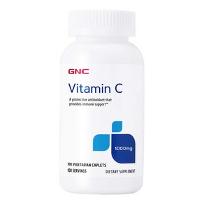 GNC 비타민 C 1000mg 100정 베지테리안 Vitamin